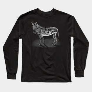 Zebra stripes hair Long Sleeve T-Shirt